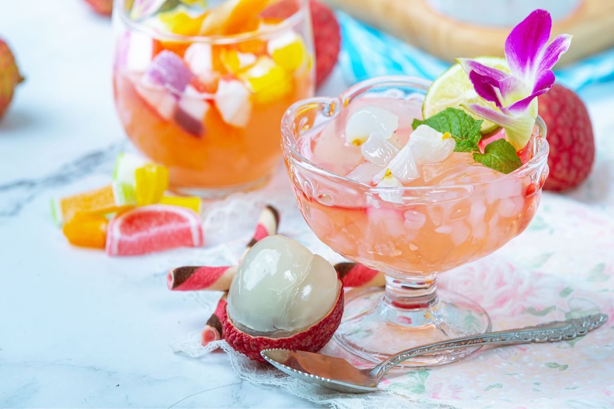 Lychee Jelly Dessert Recipe for Your Kids