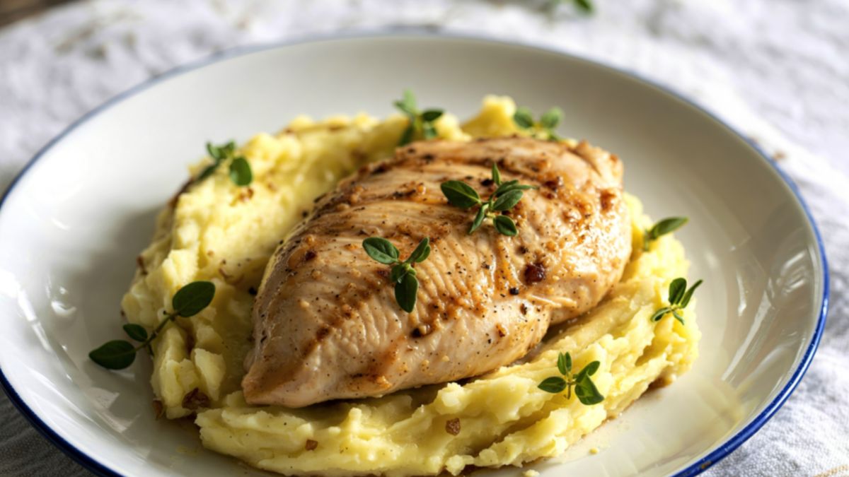 Roasted Garlic Turnip Mash